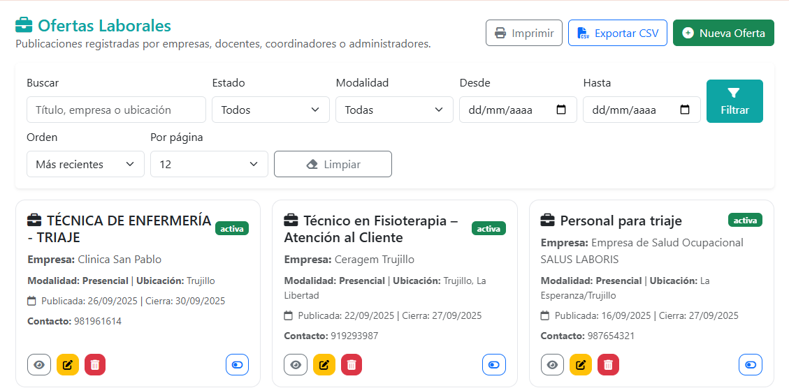 Ofertas